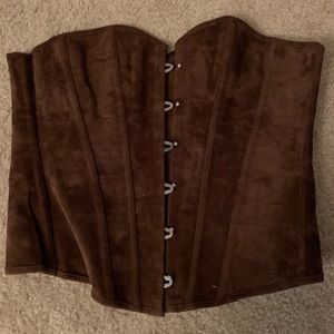 Velvet Brown Corset L